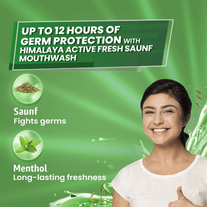 Himalaya Active Fresh Saunf Mouthwash