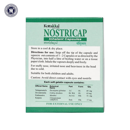 Nostricap - 100 Tablets, (Pack Of 1)  per strip of 10 Tablets